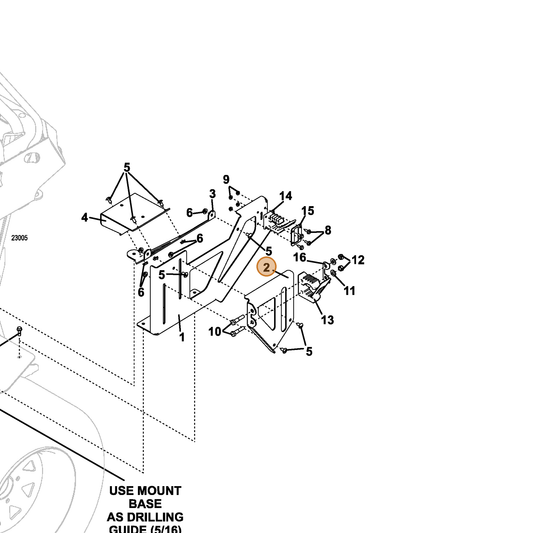 Grasshopper part 724991 — IPL diagram snippet (6x zoom, amber highlight)