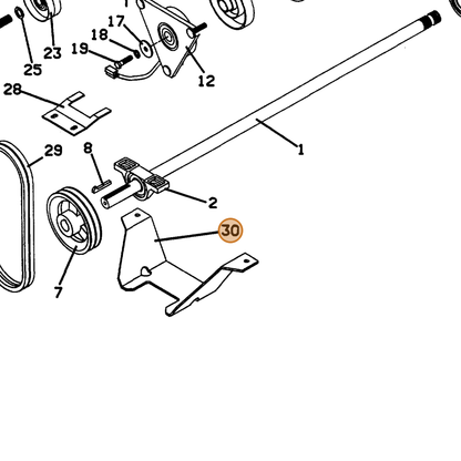 Grasshopper part 725272 — IPL diagram snippet (6x zoom, amber highlight)