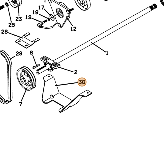 Grasshopper part 725272 — IPL diagram snippet (6x zoom, amber highlight)