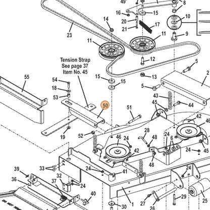 Grasshopper part 725670 — IPL diagram snippet (6x zoom, amber highlight)