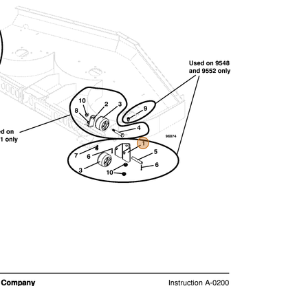 Grasshopper part 729158 — IPL diagram snippet (6x zoom, amber highlight)