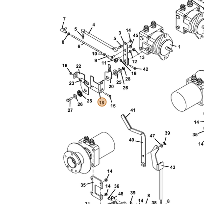 Grasshopper part 729226 — IPL diagram snippet (6x zoom, amber highlight)