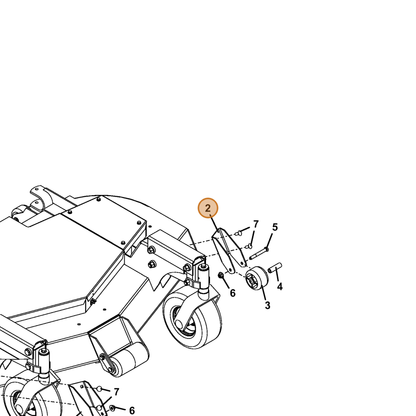 Grasshopper part 754204 — IPL diagram snippet (6x zoom, amber highlight)