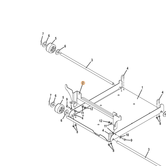 Grasshopper part 754328 — IPL diagram snippet (6x zoom, amber highlight)