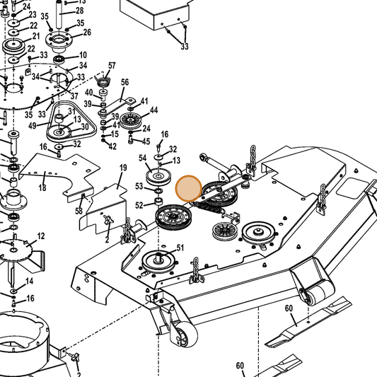 Grasshopper part 762602 — IPL diagram snippet (6x zoom, amber highlight)
