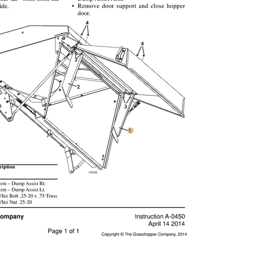 Grasshopper part 766046 — IPL diagram snippet (6x zoom, amber highlight)