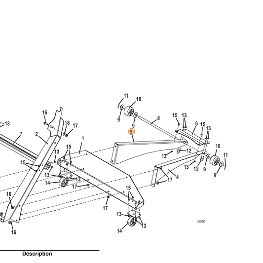 Grasshopper part 766059 — IPL diagram snippet (6x zoom, amber highlight)