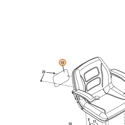 Grasshopper part 770160 — IPL diagram snippet (6x zoom, amber highlight)