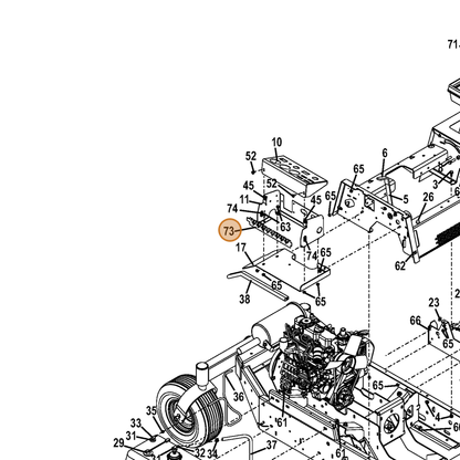 Grasshopper part 773102 — IPL diagram snippet (6x zoom, amber highlight)
