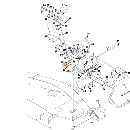 Grasshopper part 774317 — IPL diagram snippet (6x zoom, amber highlight)