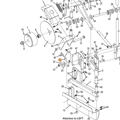 Grasshopper part 774670 — IPL diagram snippet (6x zoom, amber highlight)