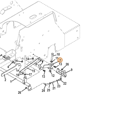 Grasshopper part 776213 — IPL diagram snippet (6x zoom, amber highlight)
