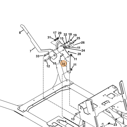 Grasshopper part 776348 — IPL diagram snippet (6x zoom, amber highlight)