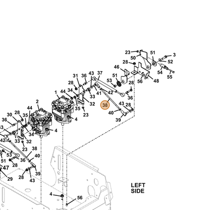 Grasshopper part 780169 — IPL diagram snippet (6x zoom, amber highlight)