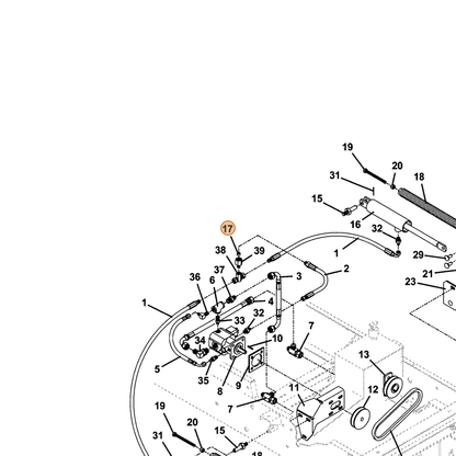 Grasshopper part 780507 — IPL diagram snippet (6x zoom, amber highlight)