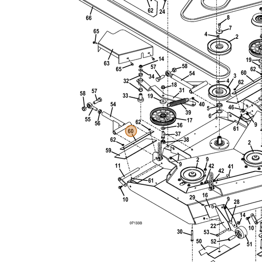 Grasshopper part 782344 — IPL diagram snippet (6x zoom, amber highlight)