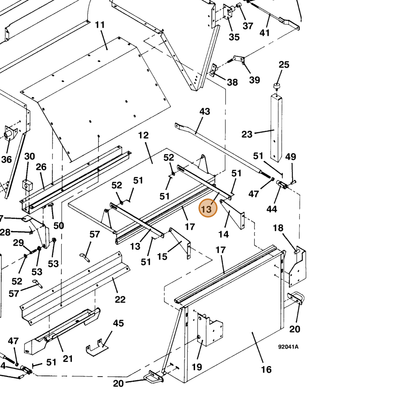 Grasshopper part 782566 — IPL diagram snippet (6x zoom, amber highlight)