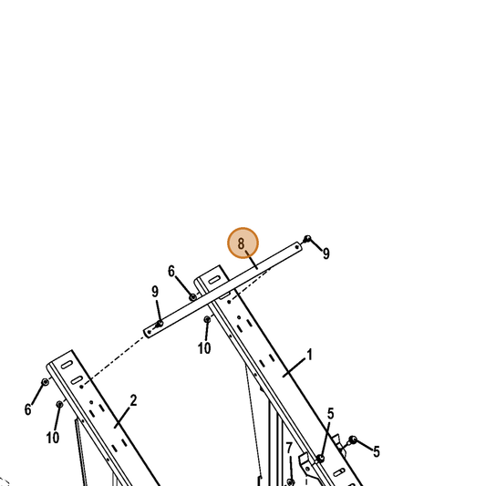 Grasshopper part 782578 — IPL diagram snippet (6x zoom, amber highlight)