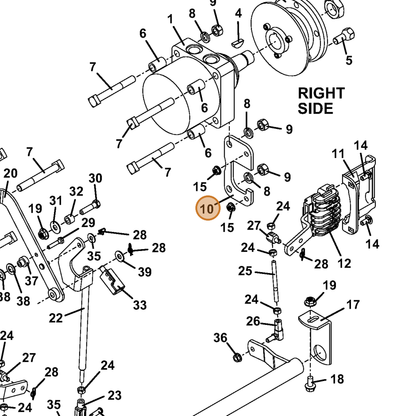 Grasshopper part 783803 — IPL diagram snippet (6x zoom, amber highlight)