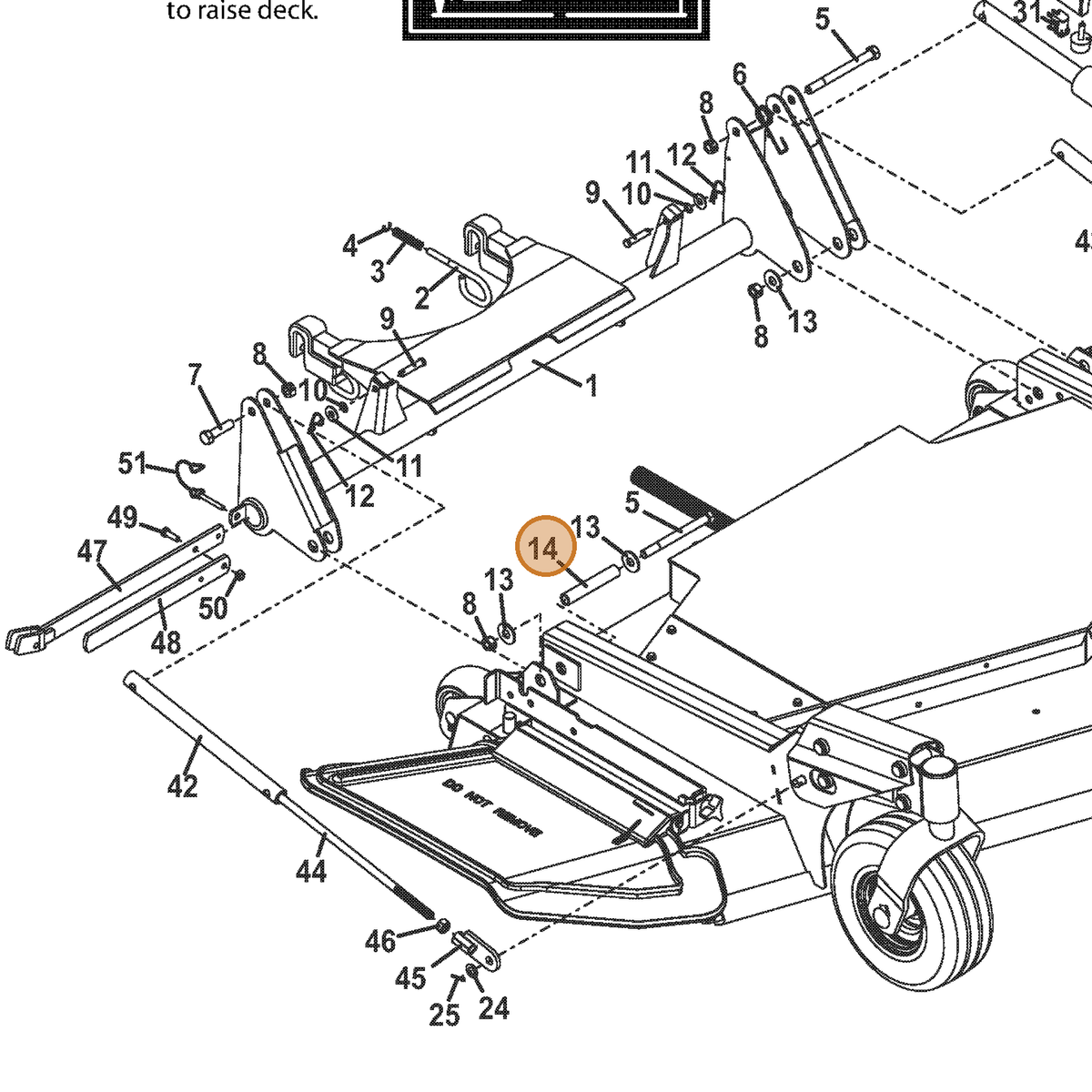 Grasshopper part 902002 — IPL diagram snippet (6x zoom, amber highlight)