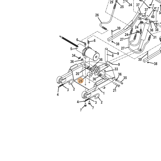 Grasshopper part 902215 — IPL diagram snippet (6x zoom, amber highlight)