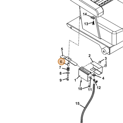 Grasshopper part 902263 — IPL diagram snippet (6x zoom, amber highlight)