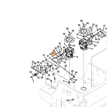 Grasshopper part 902277 — IPL diagram snippet (6x zoom, amber highlight)