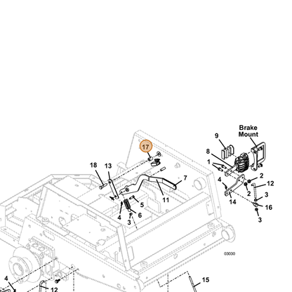 Grasshopper part 902283 — IPL diagram snippet (6x zoom, amber highlight)