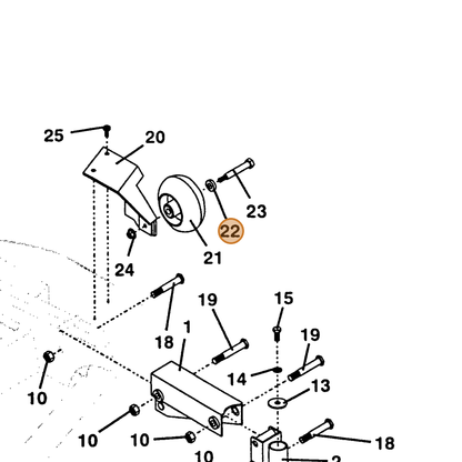 Grasshopper part 902309 — IPL diagram snippet (6x zoom, amber highlight)