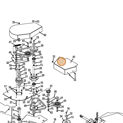 Grasshopper part 902648 — IPL diagram snippet (6x zoom, amber highlight)