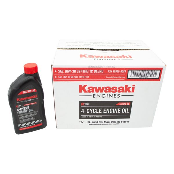 Kawasaki Power - Spare Parts - 99969-6081-CASE - OIL - 4 CYL 10W30 - 12 QT (CASE)