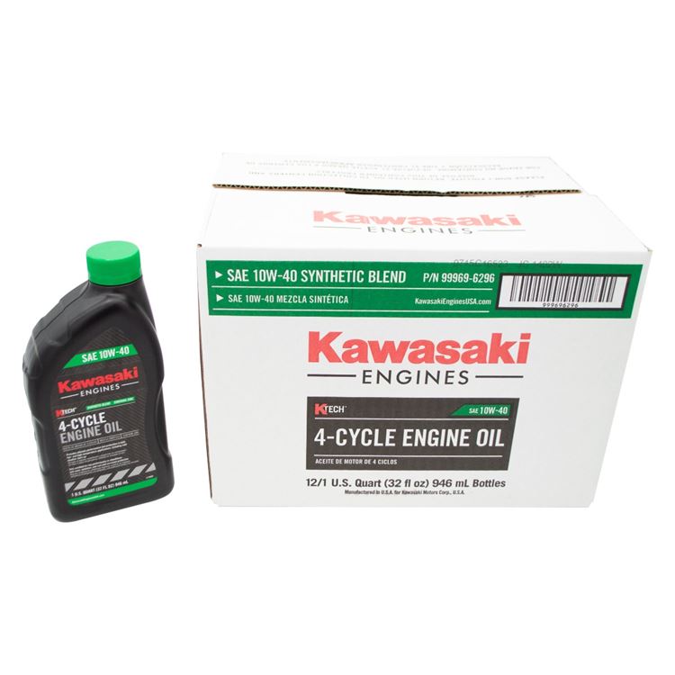 Kawasaki Power - Spare Parts - 99969-6296-CASE - OIL - 4 CYL 10W40 - 12 QT (CASE)