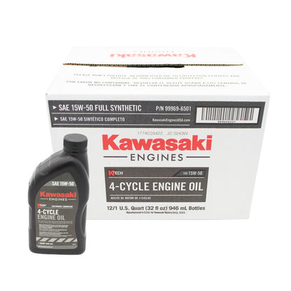 Kawasaki Power - Spare Parts - 99969-6501-CASE - OIL - 4 CYL 15W50 - 12 QT (CASE)
