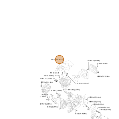 STIHL part 0000-084-7000 — IPL diagram snippet (6x zoom, amber highlight)