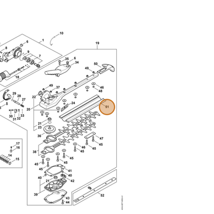 STIHL part 0000-790-9202 — IPL diagram snippet (6x zoom, amber highlight)