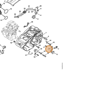 STIHL part 0000-937-4102 — IPL diagram snippet (6x zoom, amber highlight)