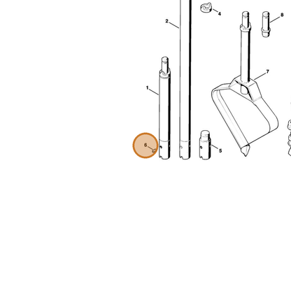 STIHL part 0000-951-6200 — IPL diagram snippet (6x zoom, amber highlight)