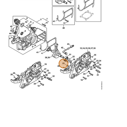STIHL part 0000-963-0902 — IPL diagram snippet (6x zoom, amber highlight)