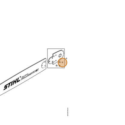 STIHL part 0000-974-0503 — IPL diagram snippet (6x zoom, amber highlight)