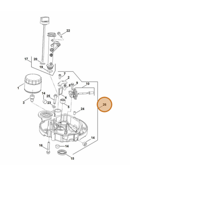 STIHL part 0002-020-1113 — IPL diagram snippet (6x zoom, amber highlight)
