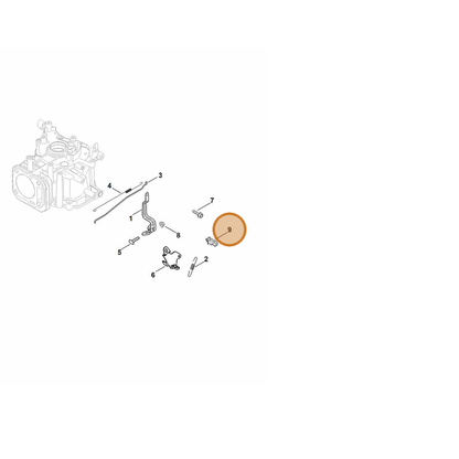 STIHL part 0002-358-7902 — IPL diagram snippet (6x zoom, amber highlight)