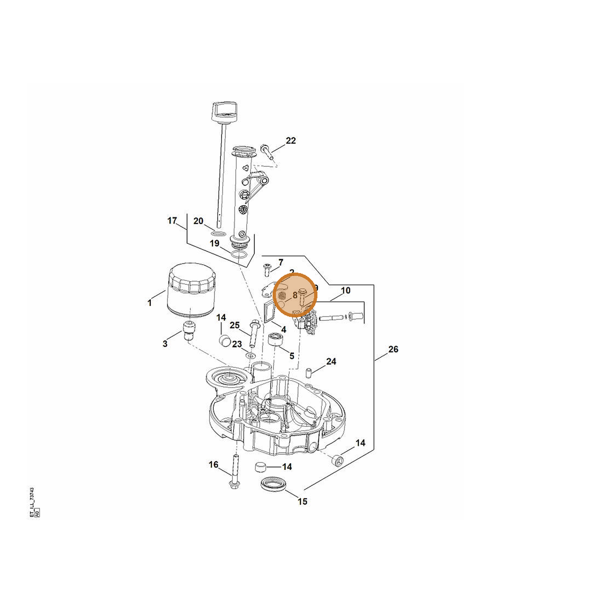 STIHL part 0002-987-0200 — IPL diagram snippet (6x zoom, amber highlight)