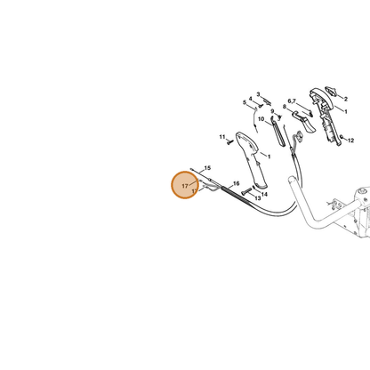 STIHL part 0751-030-8454 — IPL diagram snippet (6x zoom, amber highlight)