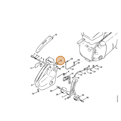 STIHL part 1106-791-4200 — IPL diagram snippet (6x zoom, amber highlight)