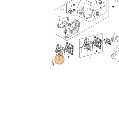 STIHL part 1125-120-1620 — IPL diagram snippet (6x zoom, amber highlight)