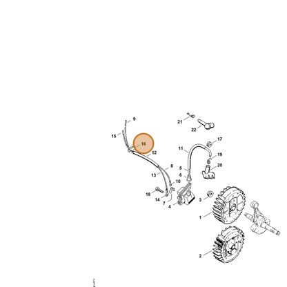 STIHL part 1125-123-7500 — IPL diagram snippet (6x zoom, amber highlight)