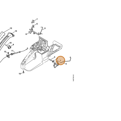 STIHL part 1125-180-1503 — IPL diagram snippet (6x zoom, amber highlight)