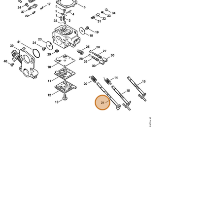 STIHL part 1138-120-7200 — IPL diagram snippet (6x zoom, amber highlight)
