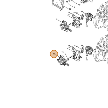 STIHL part 1139-120-0618 — IPL diagram snippet (6x zoom, amber highlight)