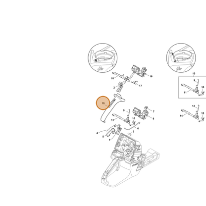 STIHL part 1144-791-0600 — IPL diagram snippet (6x zoom, amber highlight)